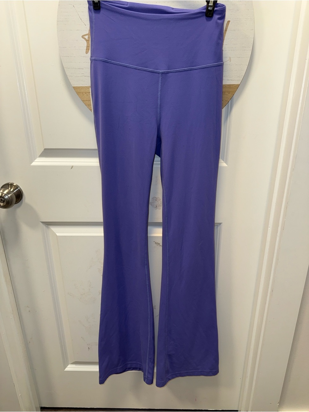 lululemon athletica Lavender Flare Leg High-Rise Yoga Pants